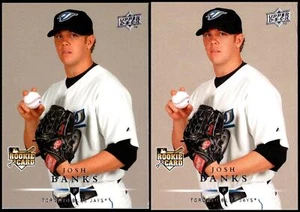 Upper Deck Josh Banks (2) Card Lot - RARE LOT – ACT FAST! - Picture 1 of 2