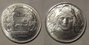 gettone alluminio numismata italia 1995 tipo fiera di Milano 1906 - Picture 1 of 1