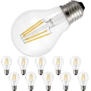 E27 Filament LED Birne retro Klarglas warmweiß 4W 6W 9W 11W 13W 18W Set 4x - 20x - Bild 1 von 7