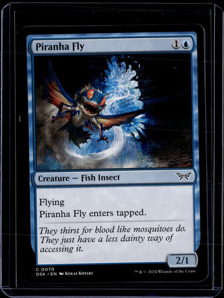 Piranha Fly - 70 - DSK - NM - MTG Magic the Gathering - Image 1 of 1
