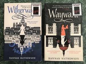 Hannah Mathewson's Duology: Wayward & Witherward, both SIGNED, Imported From UK - Picture 1 of 5