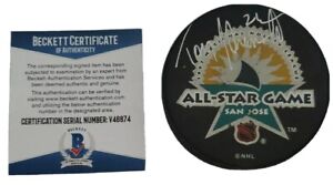 TONY GRANATO SIGNED 1997 ALL-STAR GAME SAN JOSE VINTAGE NHL PUCK BECKETT COA 