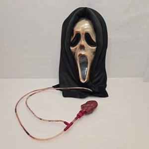 Vintage Easter Unlimited Genuine Ghost Face Scream mask Blood Pump Heart EU RARE - Picture 1 of 14