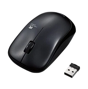 ELECOM MOS wireless (receiver included) M size 3 buttons about 2.5 years No batt - Picture 1 of 9