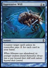 4x Oppressive Will Saviors of Kamigawa MtG Magic Blue Common 4 x4 Card Cards