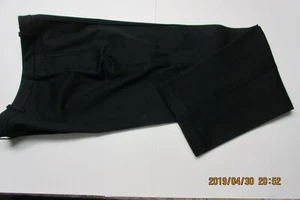 Precis Petite Casual Flat Front PANTS Black Sz 14 (97% cot, 3% elast) Euro - Bild 1 von 8