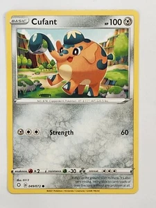 Pokémon TCG Card Cufant Shining Fates 049/072 Common Pokemon - Picture 1 of 1