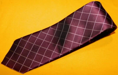 CORBATA A RAYAS CRUZADAS MARRÓN/BLANCO ANDREA FRANCESCHI - NUEVA CON ETIQUETAS - CORBATAS - CORBATAS DE DISEÑADOR. Foto 1 de 3