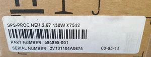 Intel Xeon X7542 Sixcore Procesador 2.67GHz Nehalem 18MB Caché Toma LGA 1567 HP - Imagen 1 de 2
