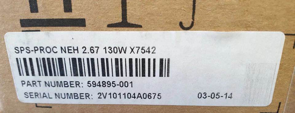 Intel Xeon X7542 SixCore processor 2.67GHz Nehalem 18MB cache socket LGA 1567 HP - Image 1 of 2