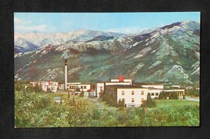 1960 McKinley Park Hotel Old Bus Cars McKinley Park AK Denali Co postal Alaska - Imagen 1 de 1