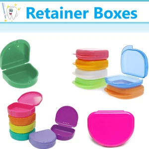 Dental Retainer Box Retainer CaseCarrier 1W x 2in x 1in Upto 200 Retainers/Case - Picture 1 of 1