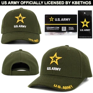 Gorra de béisbol con licencia del ejército de Estados Unidos sombrero sello de veterano ajustable militar - Imagen 1 de 31