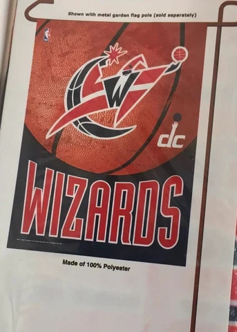 WinCraft Washington DC Wizards 11"x15” Garden Dorm Locker Man Cave Flag Rare Cover