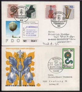✔️ GERMANY 2 X FDC COVERS - Picture 1 of 1