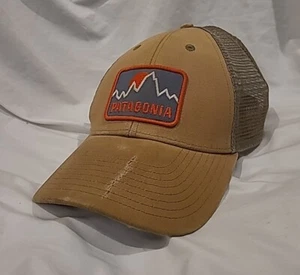 Patagonia Firstlighters Badge Lopro Snapback Trucker Hat Olive - Picture 1 of 6