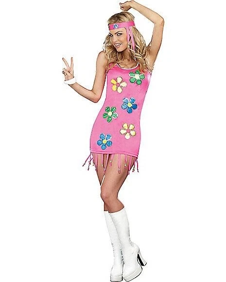 Groovy Baby Dreamgirl Adult Costume - NWT Free Shipping - Image 1 of 1