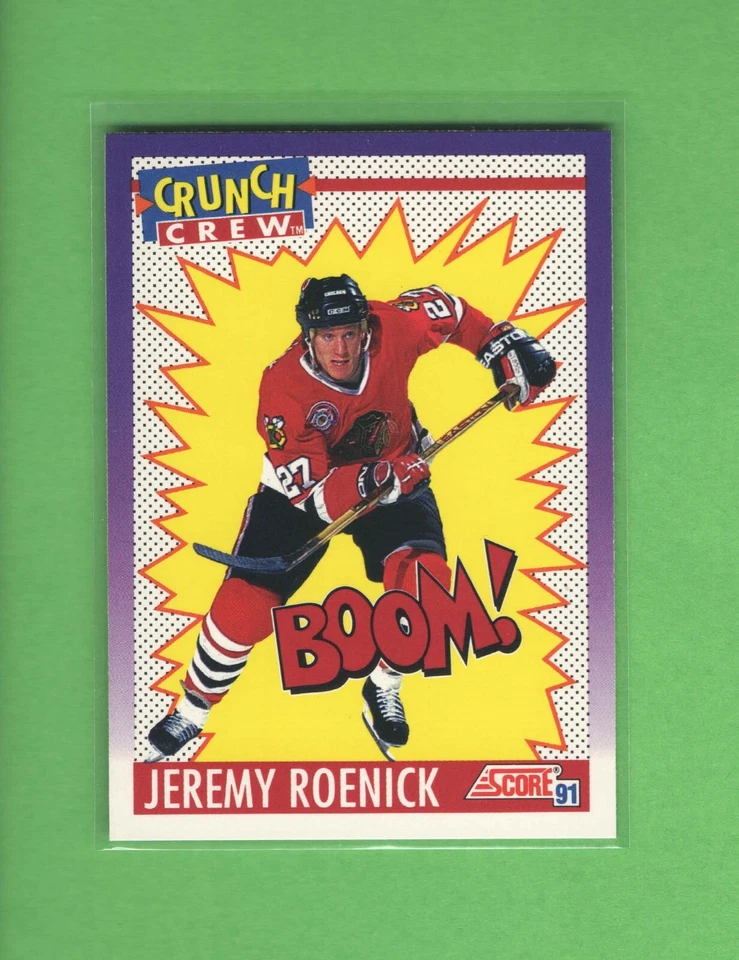 1991-92 Score American - #305 - Jeremy Roenick - Chicago Blackhawks - Image 1 of 1
