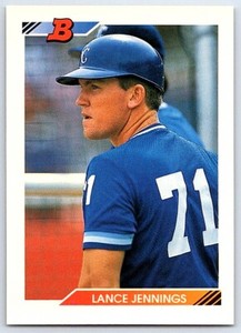 1992 Bowman Lance Jennings Rookie Kansas City Royals #633