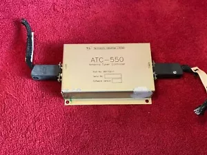 TECHNISONIC ATC 550 ANTENNA TUNER CONTROLLER P/N 991102-1 WITH CONNECTORS - Picture 1 of 5