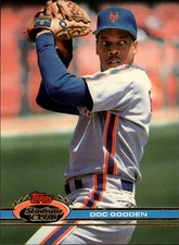 1991 Stadium Club New York Mets Baseball Card #100 Dwight Gooden