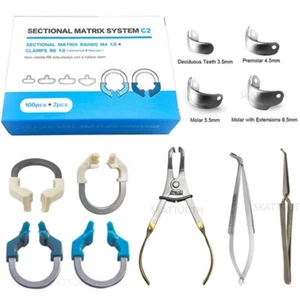 Dental Sectional Matrix System Matrix Bands Clamp Ring Pliers Fit Palodent V3 - Picture 1 of 28