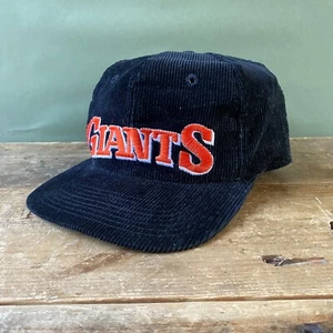 Vintage San Francisco Giants MLB Cord Snapback Mütze/Cap - schwarz - Zwillinge - Bild 1 von 12