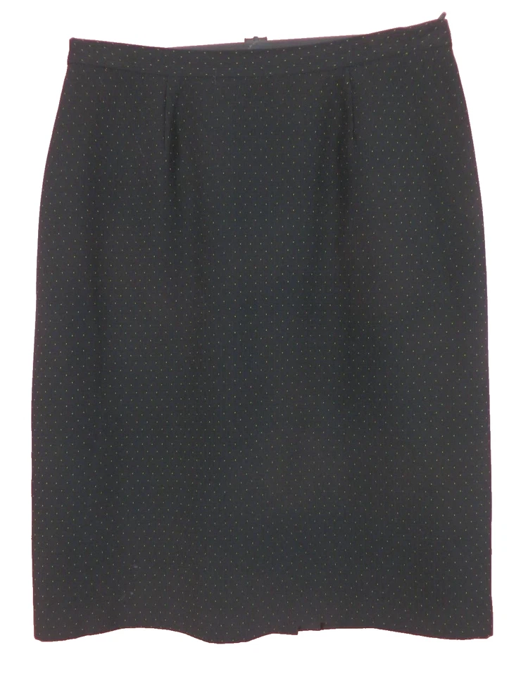 SK19096 LE SUIT Mujer Poliéster Clásico Falda Lápiz Negro Amarillo Punto Talla 14W Foto 1 de 4
