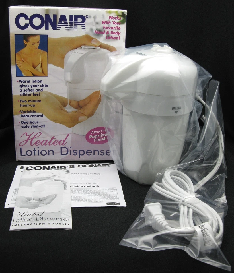 Conair Hot Lotion Dispenser Brushed Chrome Design Model Hld31br