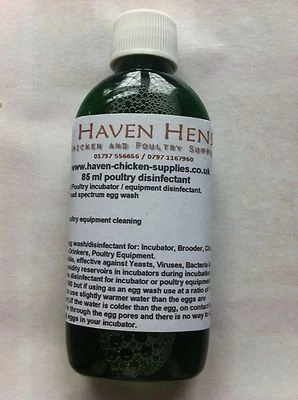 Incubadora/criadora/desinfectante de aves de corral 85 ml para incubar hace desinfectante de 8,5 litros Foto 1 de 2