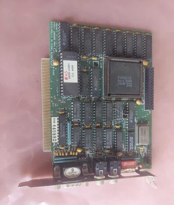 Vintage EGA PC videocard ISA interface - Paradise 28250 - Image 1 of 3