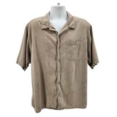 Camisa De Colección OP Sport Ocean Pacific Para Hombres XL Palmera Texturizada Bronceada Hawaiana Foto 1 de 4