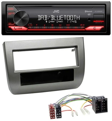 JVC Bluetooth USB DAB MP3 Autoradio für Lancia Y 843 03-11 dunkelsilbermetallic - Bild 1 von 4