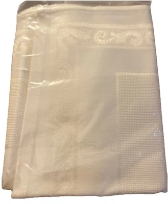 Dohler Crafts Ivory Damask 38” x 17" Table Runner  for Cross Stitch High Quality - Image 1 of 3