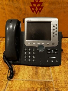 Cisco CP-7970G Touch Screen VoIP Phone (ASTERISK Ready) (Excellent Condition) - Picture 1 of 5