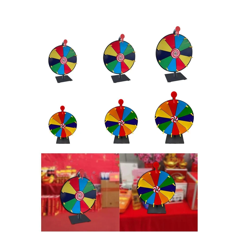 Roue de La Fortune En Couleurs, Table En Fer Durable, Jeu de Roulette Robuste - Photo 1/1