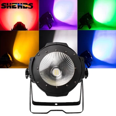 SHEHDS LED 200W Cob 6in1 Par Light RGBWA+UV Stage Lighting Blinder Spot DJ Party - Image 1 of 4