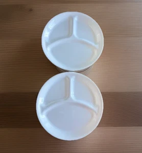 Plato de cena seccionado Corelle Winter Frost White Corning 8 1/2 pulgadas - Imagen 1 de 4