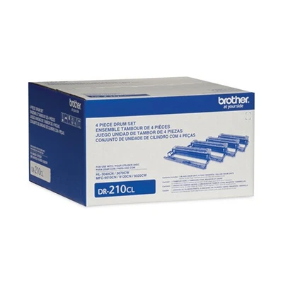 Brother DR210CL Drum Unit, Black/Cyan/Magenta/Yellow, 4-Color Set - Image 1 of 3