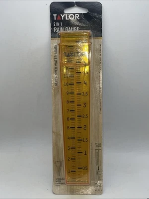 Taylor 2 por 1 juego de rociadores y pluviómetros poste o montaje en tierra #2715 NUEVO Foto 1 de 2