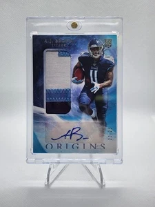 2019 Origins A.J. Brown Turquoise RPA Rookie 3Color JumboPatch Autograph 22/25 - Picture 1 of 3