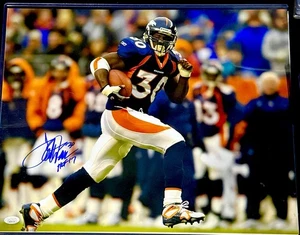 Terrell Davis Signed 16x20 Photo Denver Broncos JSA Certified - Picture 1 of 1