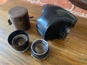 Topcon Uni 35mm Film UNI camera kit with 2 lenses camera case and lens case - Picture 1 of 13