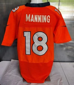 Peyton Manning #18 Denver Broncos Nike On Field Trikot NFL Größe 52 Captain Patch - Bild 1 von 20