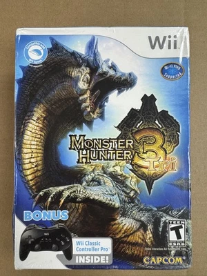Monster Hunter 3 Tri [Classic Controller Bundle] Nintendo Wii Brand New Sealed - Image 1 of 3