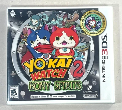 YO-KAI WATCH 2: Bony Spirits (Nintendo 3DS, 2016) Brand New Sealed - Image 1 of 4