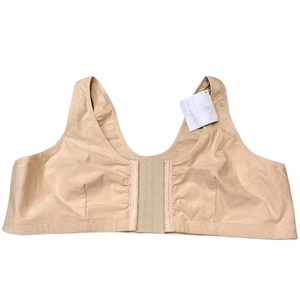Reggiseno ABC 110 American Breast Care tempo libero mastectomia chiusura frontale XXL C/D nuovo con etichette - Foto 1 di 6
