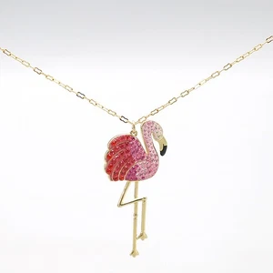 Swarovski 1181361 Toco Flamingo krystal Decorative Necklace - Picture 1 of 5