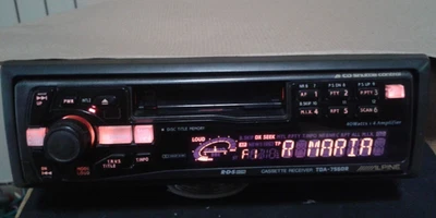 ALPINE TDA-7560R TUNER, TAPE, 55 X 4 WATT, 2 PREOUT + CD-CHANGER  CHA-S614 FULL - Immagine 1 di 4