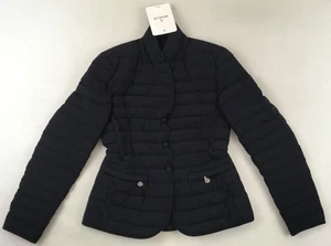 NEW Moncler Bistre Giacca 2013 wool down filled quilted jacket navy womens 3 M/L - Picture 1 of 24